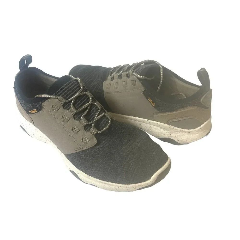 Teva Mens Shoes 11.5 Sneaker Brown Black Athletic Hiking Running Low Top Lace Up